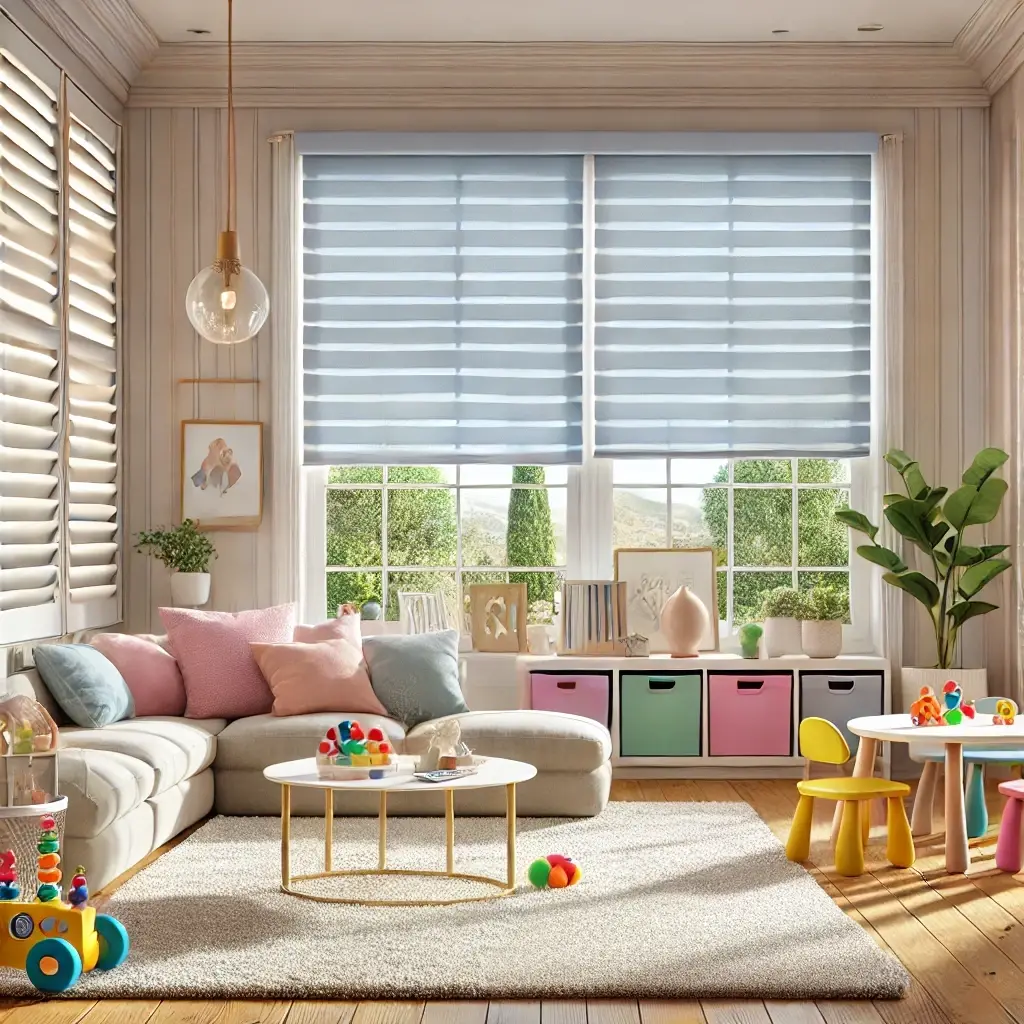 Designing a Kid-Friendly Living Space with Safe Window Furnishings