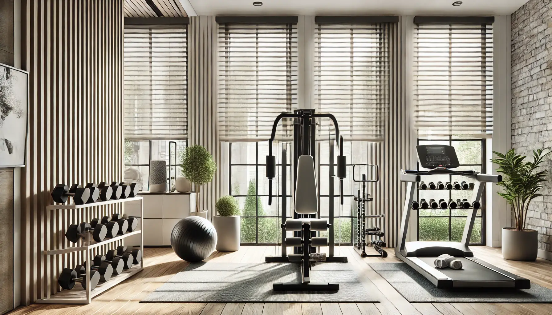 Enhancing Your Home Gym with the Right Window Furnishings