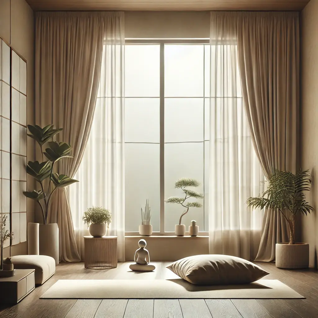 How to Create a Serene Meditation Space with the Right Window Furnishings