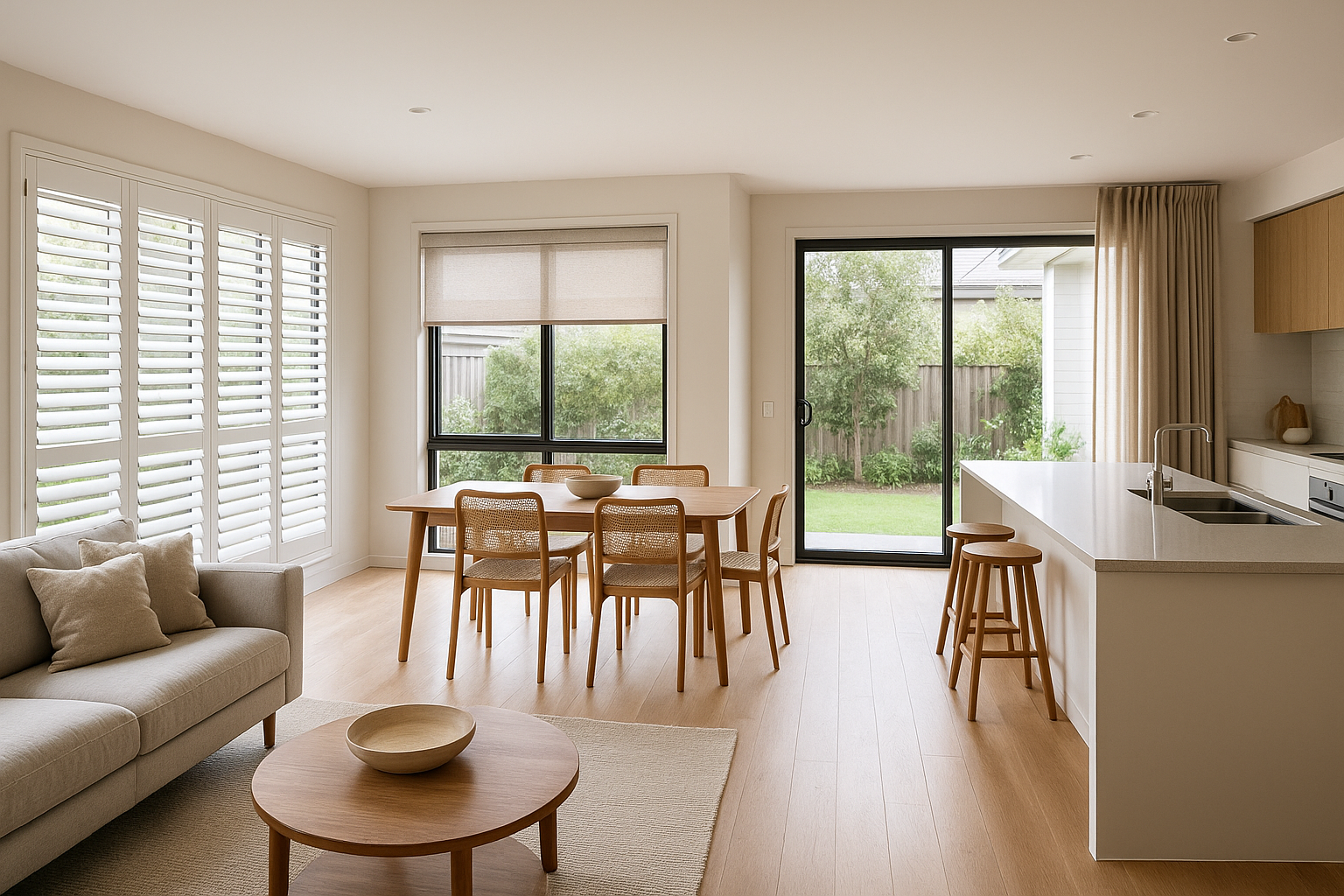 The Role of Window Furnishings in Open-Plan Living